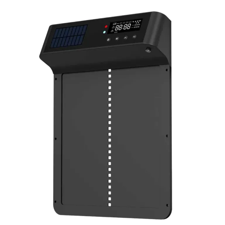 Portier automatique solaire télécommande et application Smartphone