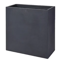 Pot de fleurs anthracite plastique 60 X 26 X 60 cm