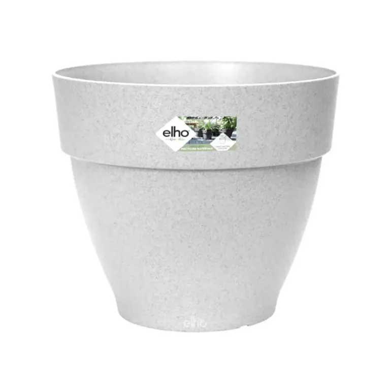 Pot de fleurs Ø30xH25cm en plastique recyclé - Elho® Gris