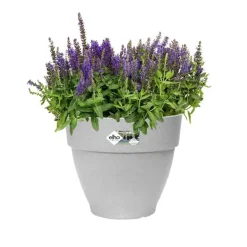 Pot de fleurs Ø30xH25cm en plastique recyclé - Elho® Gris