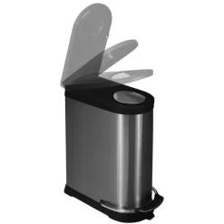 Poubelle à pédale double compartiment 36 L – EKO Viva (20 + 16 L)