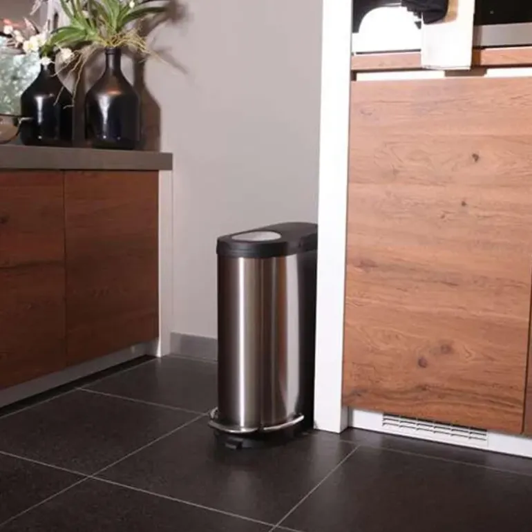 Poubelle à pédale double compartiment 36 L – EKO Viva (20 + 16 L)