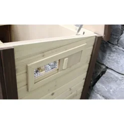 Poulailler chauffant et isolé avec thermostat 3 à 4 poules