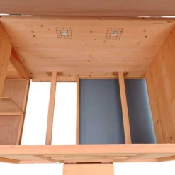 Poulailler en bois avec fenêtre toit en asphalte 3 poules