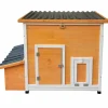 Poulailler Hefa+ en pin traité avec toit plastique - 6 poules