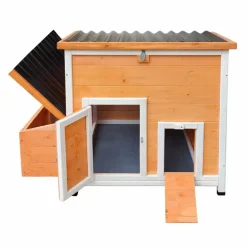Poulailler Hefa+ en pin traité avec toit plastique - 6 poules