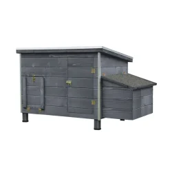 Poulailler Managua Stone bois et aluminium