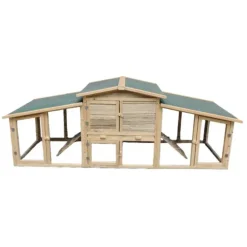 Poulailler Villa Cocotte en Pin Traité - Jusqu'à 4 Poules
