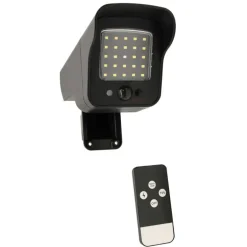 Projecteur solaire light & protect 120° autonomie 2h 3 modes noir