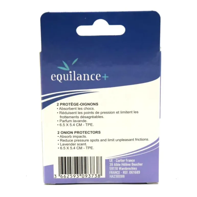 Protège oignons lavande anti-chocs anti-frottements lot de 2