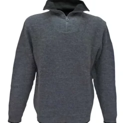 Pull camionneur Carmel gris 70% acrylique 30% laine
