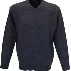 Pull col V Vernon Havane 63% acrylique 27% laine 10% nylon