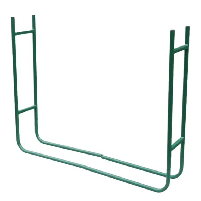 Range bûche métallique 120x90x20 cm - Support bois de chauffage