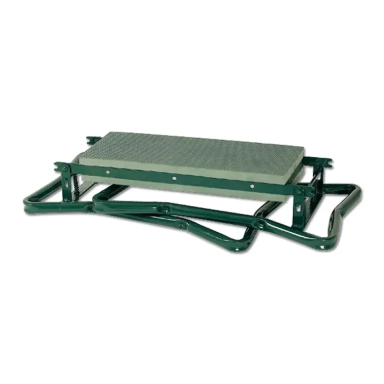 Repose genoux Banc pour jardinier pliable en métal