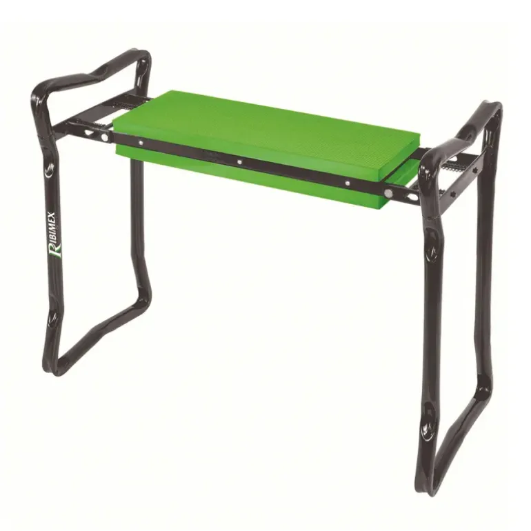 Repose genoux Banc pour jardinier pliable en métal