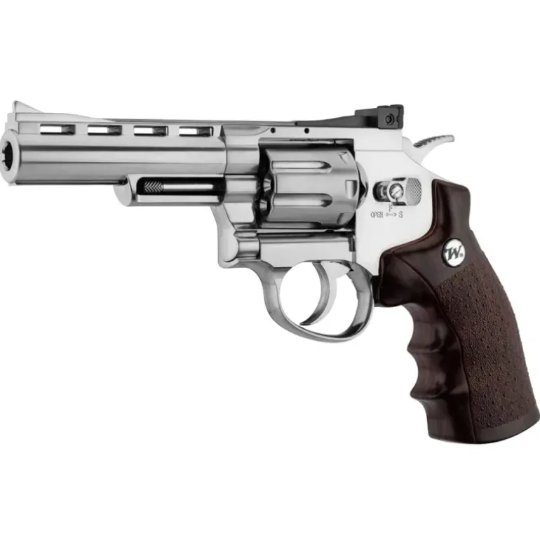 Revolver CO2 Winchester barillet 8 coups acier cal 4.5mm