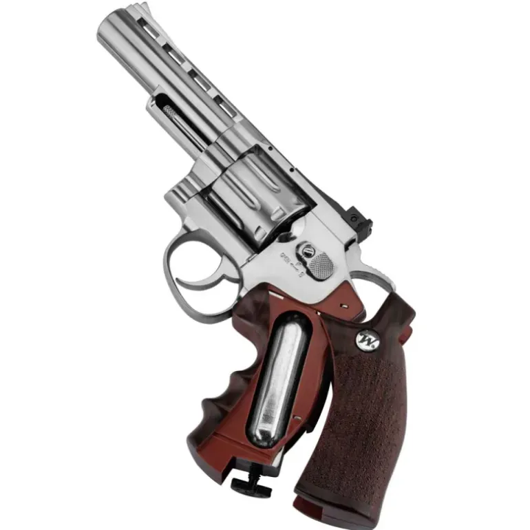 Revolver CO2 Winchester barillet 8 coups acier cal 4.5mm