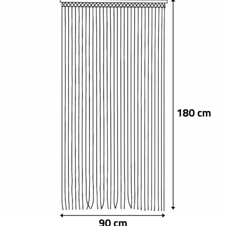 Rideau de porte 90x180cm