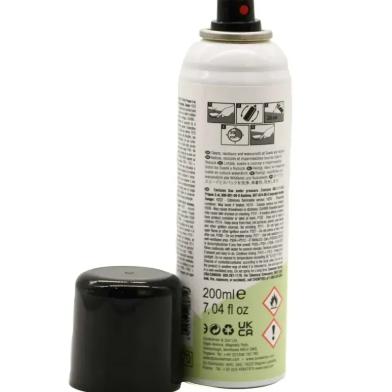 Rénovateur daim nubuck imperméabilisant marron foncé 200 ml