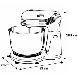 Robot pâtissier maison 6 vitesses 250 W