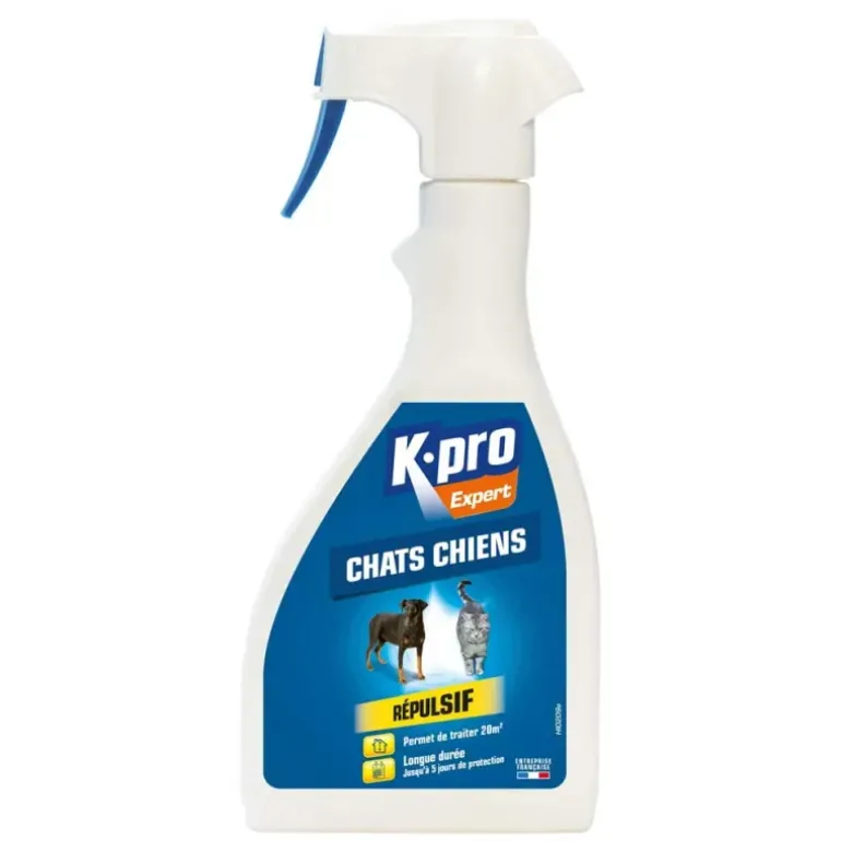 Répulsif chiens et chats géraniol 500ml anti-dégradations