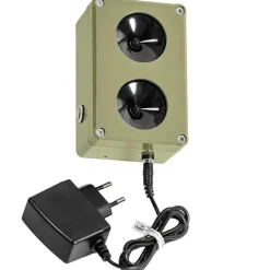 Répulsif électronique CHZ200 sur pied - Ultrasons anti-rongeurs et renards 2000m²