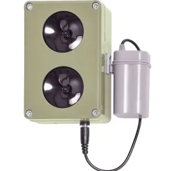 Répulsif électronique CHZ200 sur pied - Ultrasons anti-rongeurs et renards 2000m²