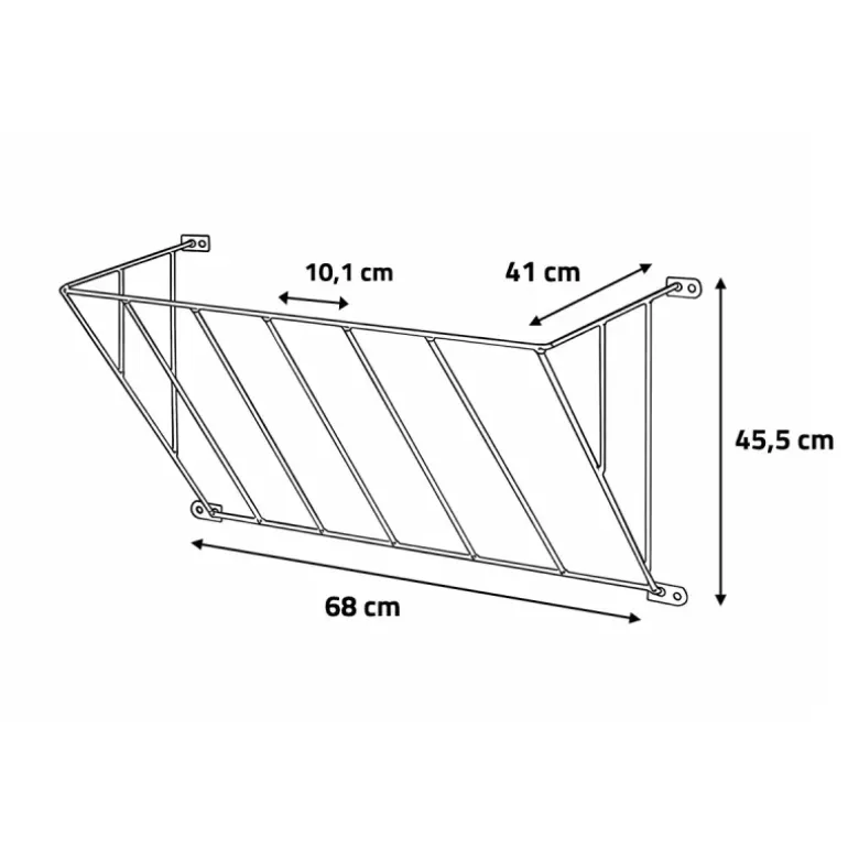 Râtelier zingué simple - KERBL
