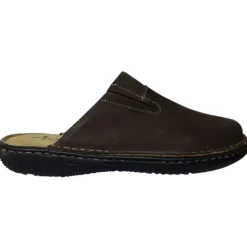 Sabots Homme Dubbo en Cuir Marron - Ayoka