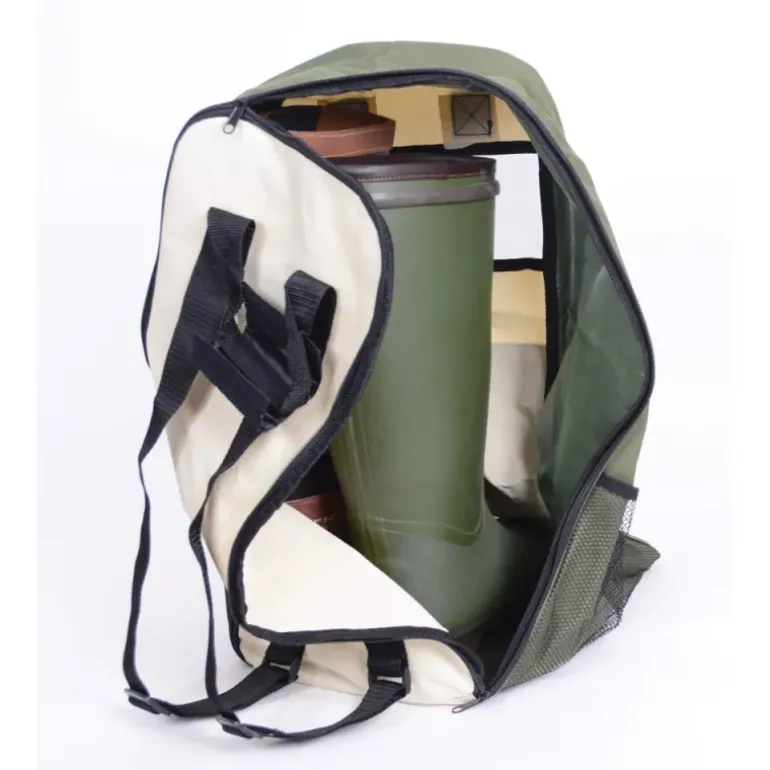 Sac à bottes chasse bretelles avec aérations
