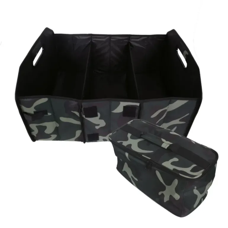 Sac camo 3 compartiments + sac isotherme amovible 55x45x23-30cm
