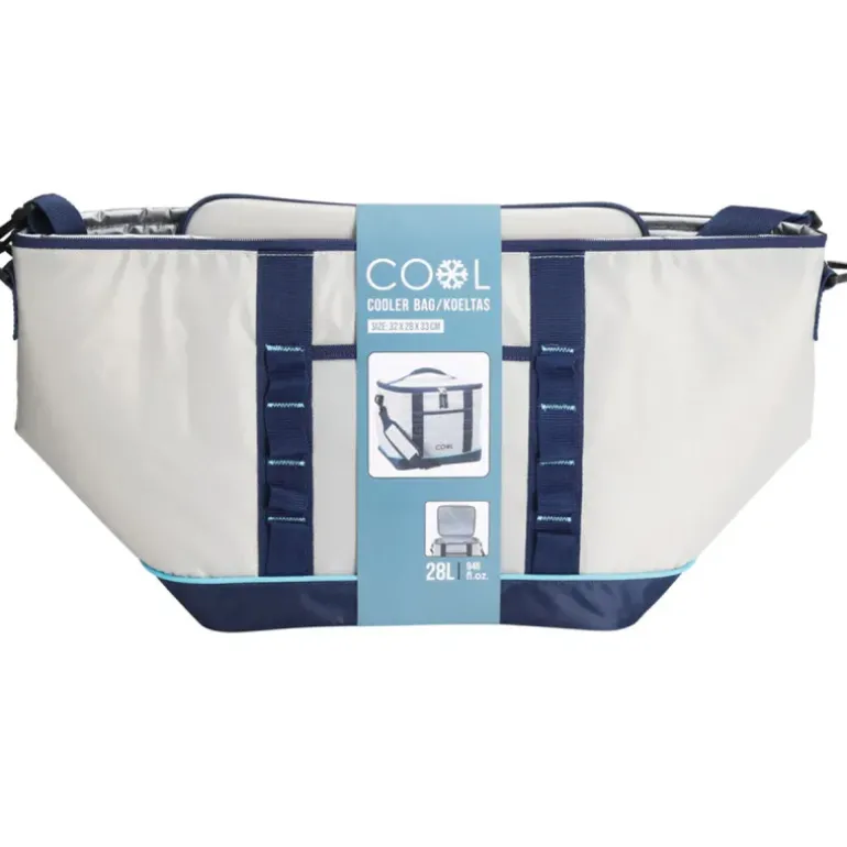 Sac isotherme gris 28 L - Polyester 420D - 32x28x33 cm