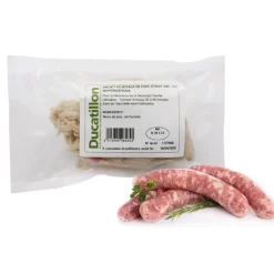 Sachet de boyaux de porc étroit 25 mètres