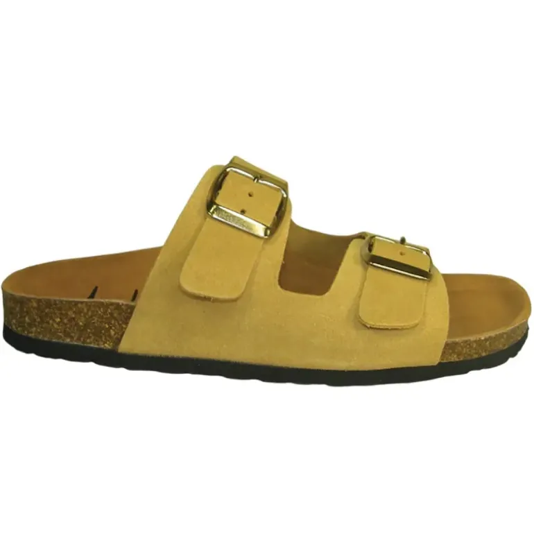 Sandales Psik en Cuir Crème pour Femme - Ayoka