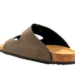 Sandales Tristan double brides réglables marron 40 à 45