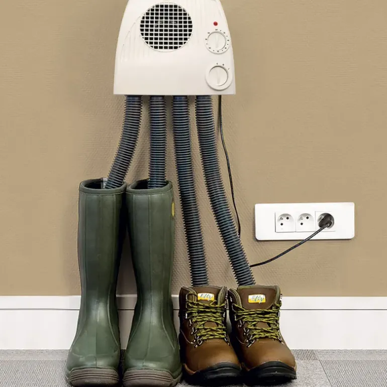 Sèche chaussures et bottes électrique 4 tuyaux 350W