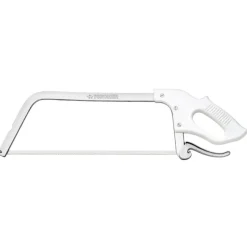 Scie américaine lame acier inox 50 cm manche polycarbonate blanc