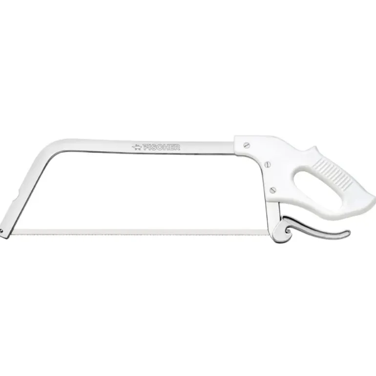 Scie américaine lame acier inox 50 cm manche polycarbonate blanc