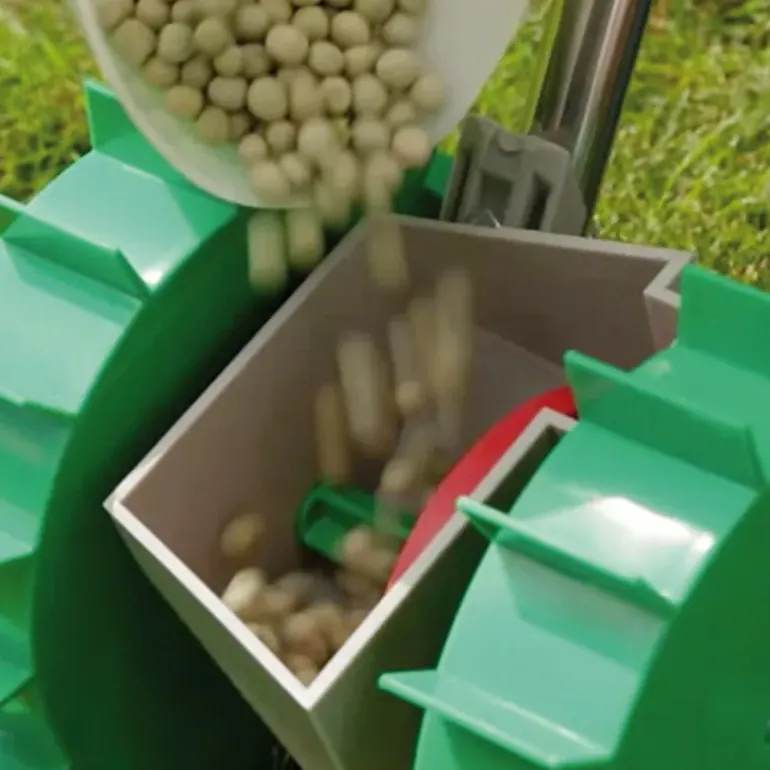 Semoir manuel graines Super Seeder 6 disques avec manche