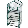 Serre 3 étagères 50x45x105cm mini-serre jardin plastique Progarden