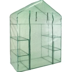 Serre de jardin avec étagères 143 x 73 x 195 cm