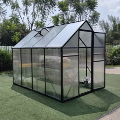 Serre de jardin en aluminium et polycarbonate 4,16 m² - 235x177x192 cm