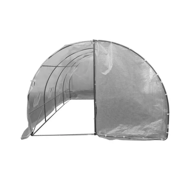 Serre Maraîchère 12m² - Structure Galvanisée avec Housse Anti-UV 140g/m²