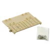 Set de fixation grillage pour mangeoire fibre de verre chocolat