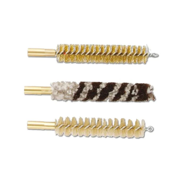 Set de nettoyage carabine 3 brosses petits et gros calibres