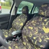 Set Housses de Voiture toile polyester noire et mousse Camo CE