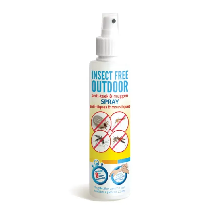 Spray anti-tiques et anti-moustiques BSI pour adulte 200ml