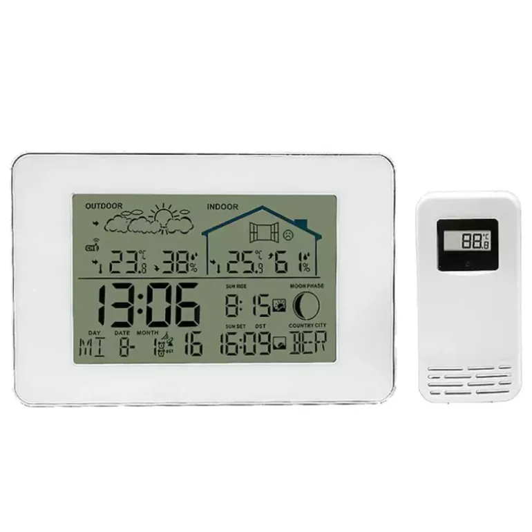 Station météo avec sonde extérieure Thermomètre hygromètre