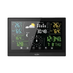 Station météo pro radiopilotée tactile Tx humidité, vitesse vent
