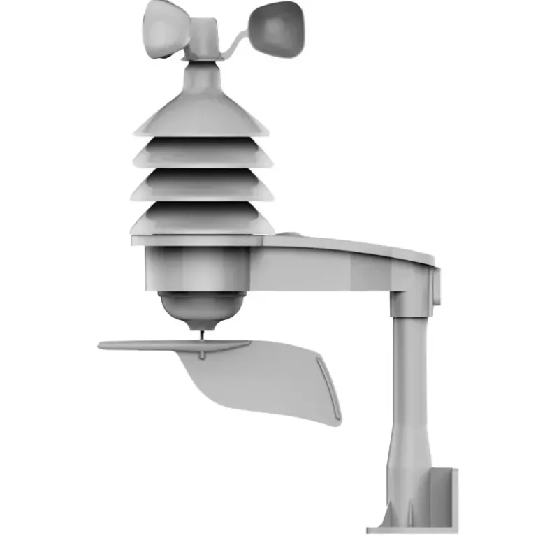 Station météo pro radiopilotée tactile Tx humidité, vitesse vent